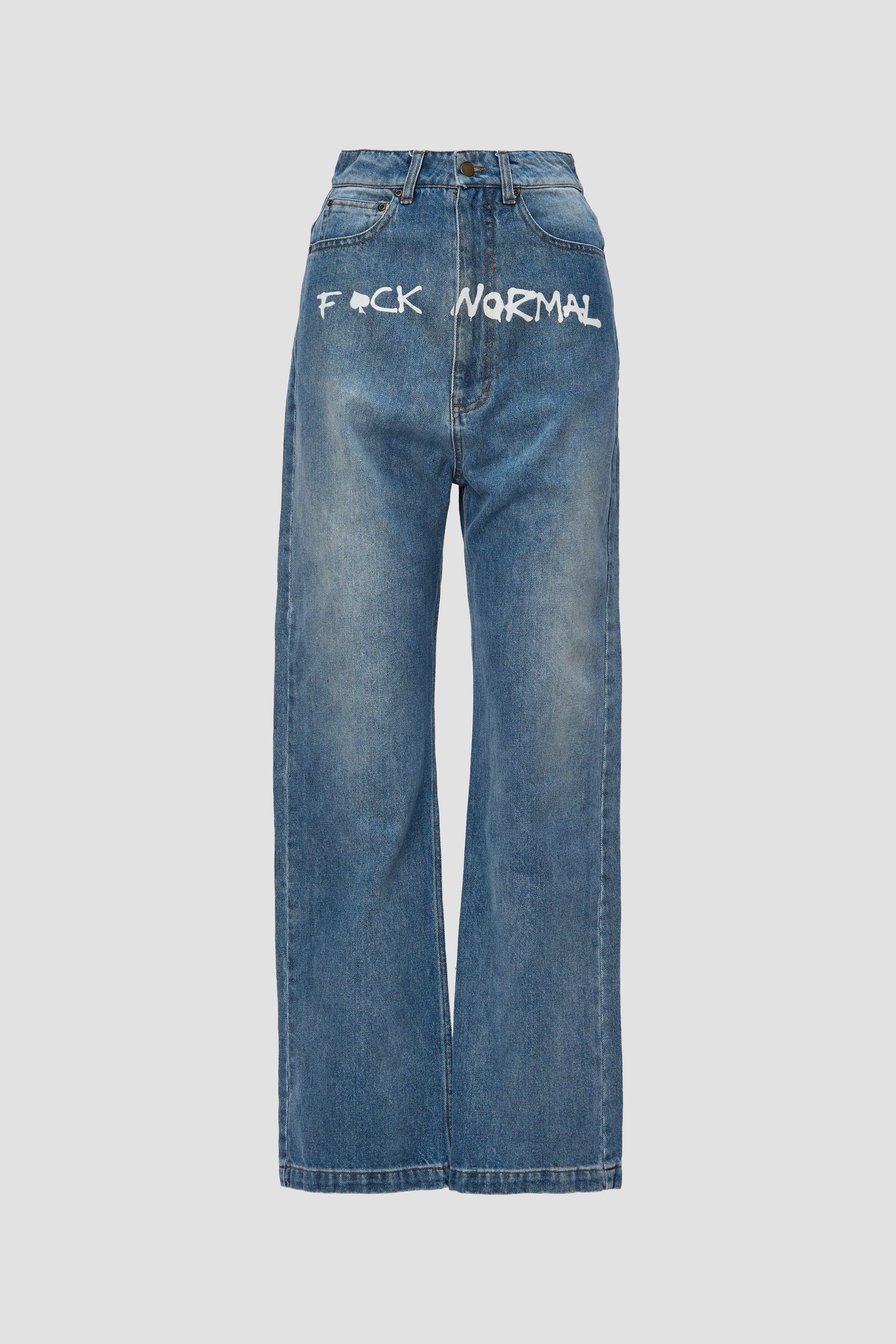 "Magic" Printed Jeans