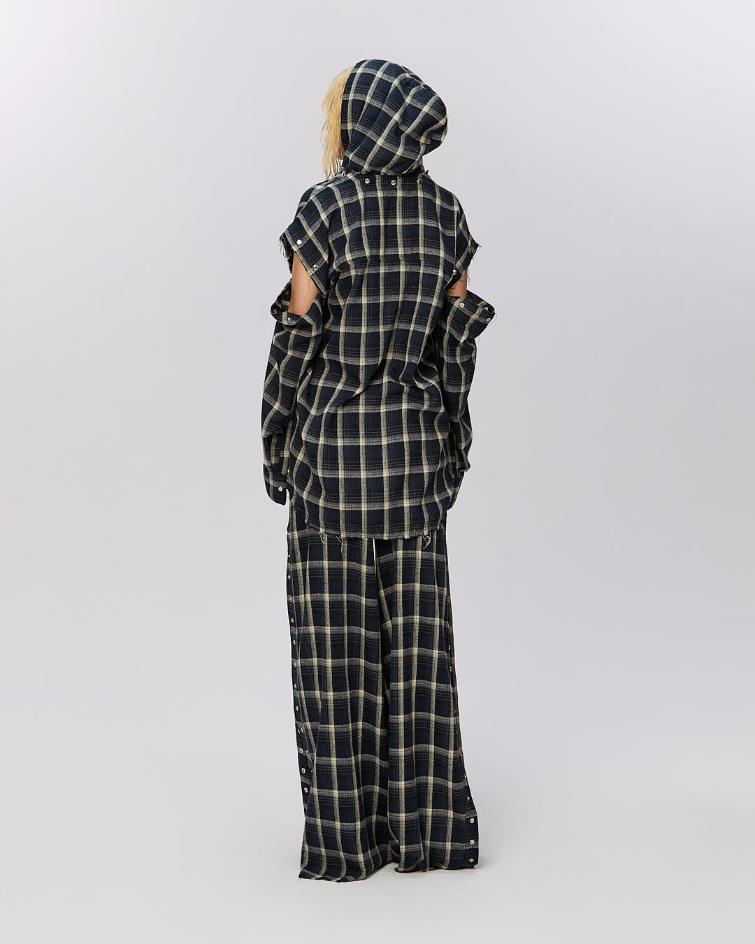 "Mercury" Oversized 3 Ways Hooded Shirt