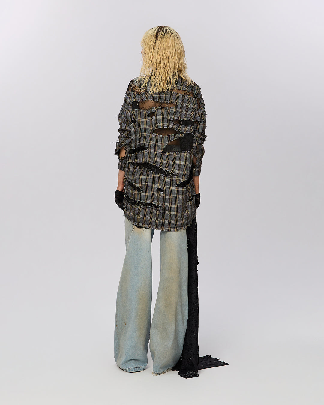 "Fume" Lace Oversized Shirt