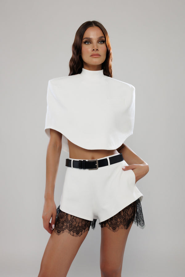 London Structured Cape Top