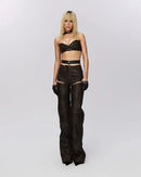 "Orbit" Faux Leather Pants