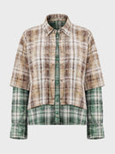 "Dual" Layered Plaid Shirt