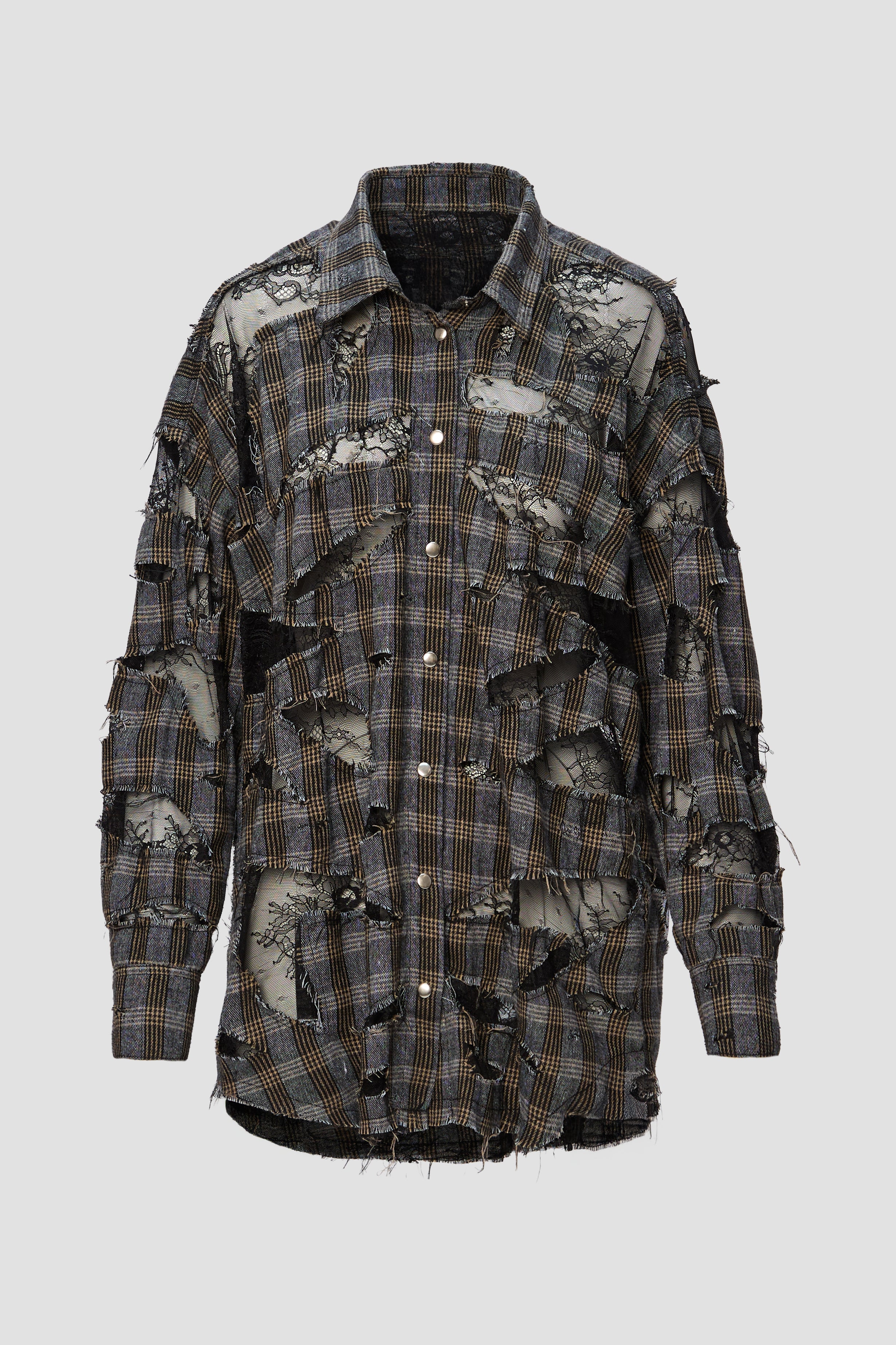 "Fume" Lace Oversized Shirt
