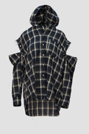 "Mercury" Oversized 3 Ways Hooded Shirt