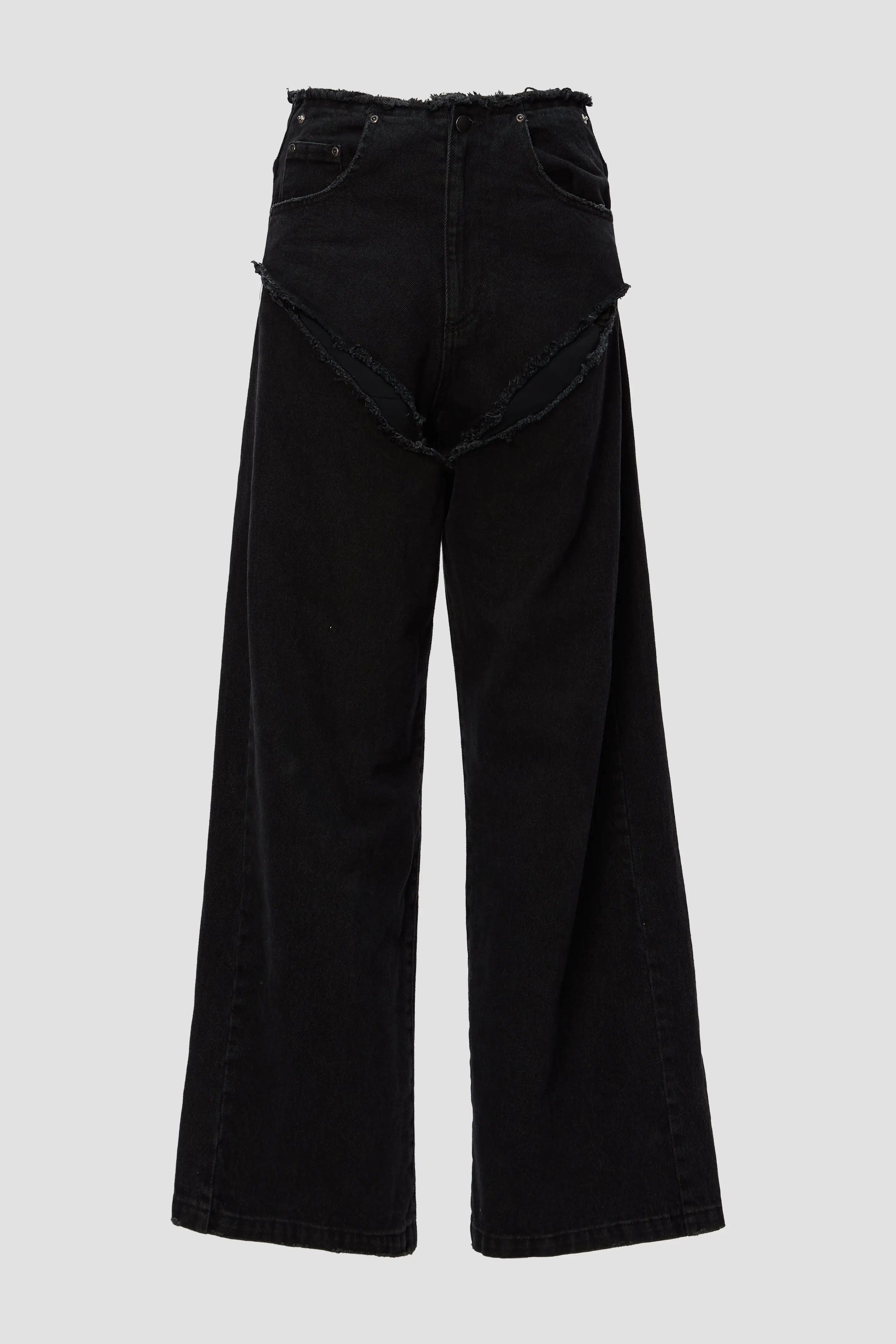 "Molten" Black Jeans