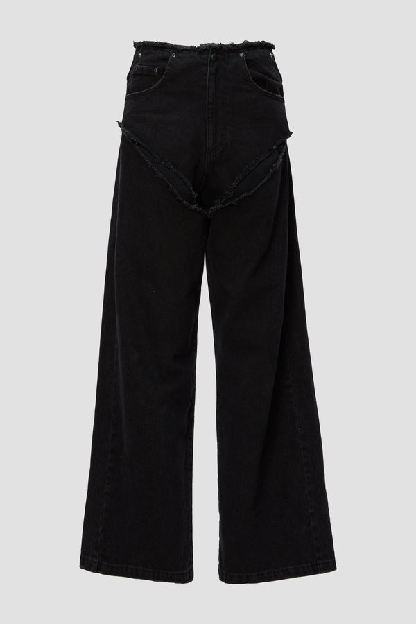 "Molten" Black Jeans