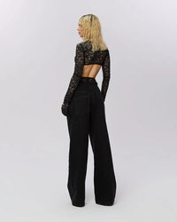 "Molten" Black Jeans