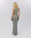 "Retrograde" Handmade Beaded Dress