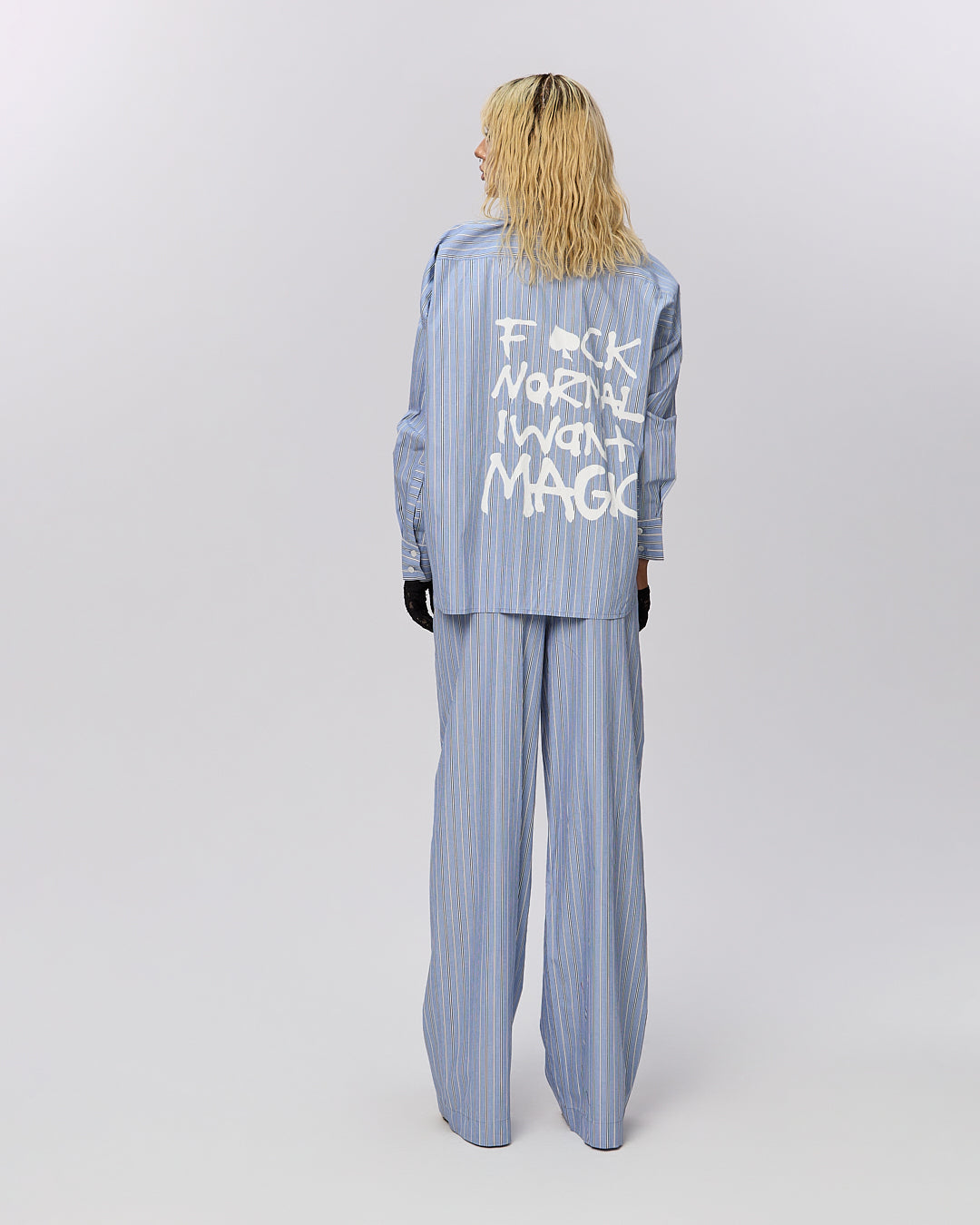 "Mythic" Printed Oversized Shirt