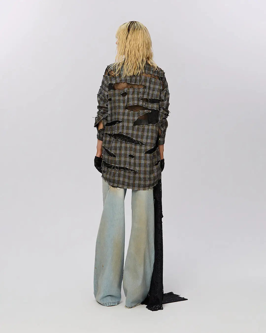 "Fume" Lace Oversized Shirt