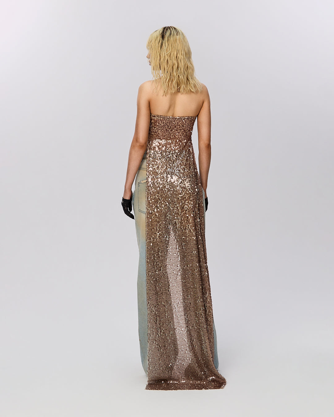 "Zeal" Sequin Top with Train