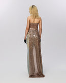 "Zeal" Sequin Top with Train