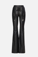 "Starseed" Leather Pants with Suspenders
