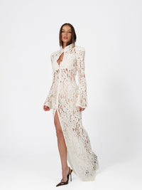 Como Ivory Lace Dress