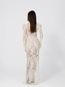 Como Ivory Lace Dress