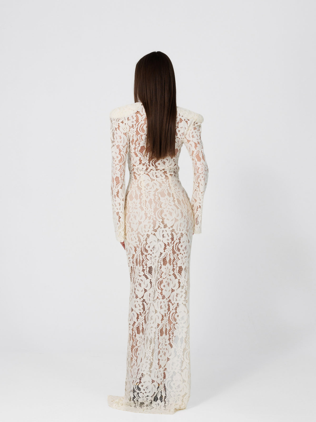 Como Ivory Lace Dress