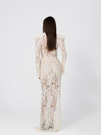 Como Ivory Lace Dress