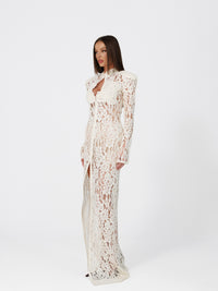 Como Ivory Lace Dress
