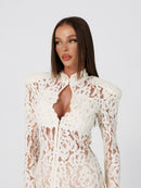 Como Ivory Lace Dress