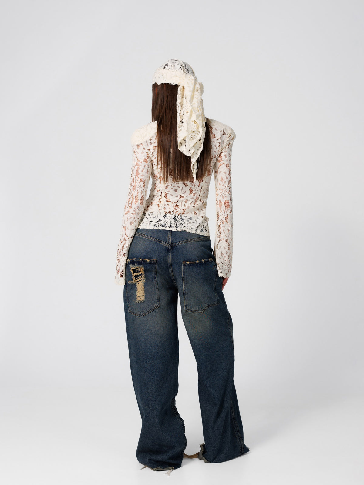 Monaco Ivory Lace Blouse