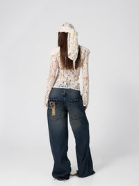 Monaco Ivory Lace Blouse