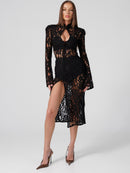 Amalfi Black Lace Dress