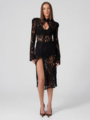 Amalfi Black Lace Dress