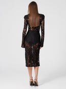 Amalfi Black Lace Dress