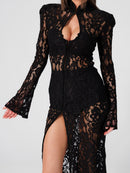 Amalfi Black Lace Dress
