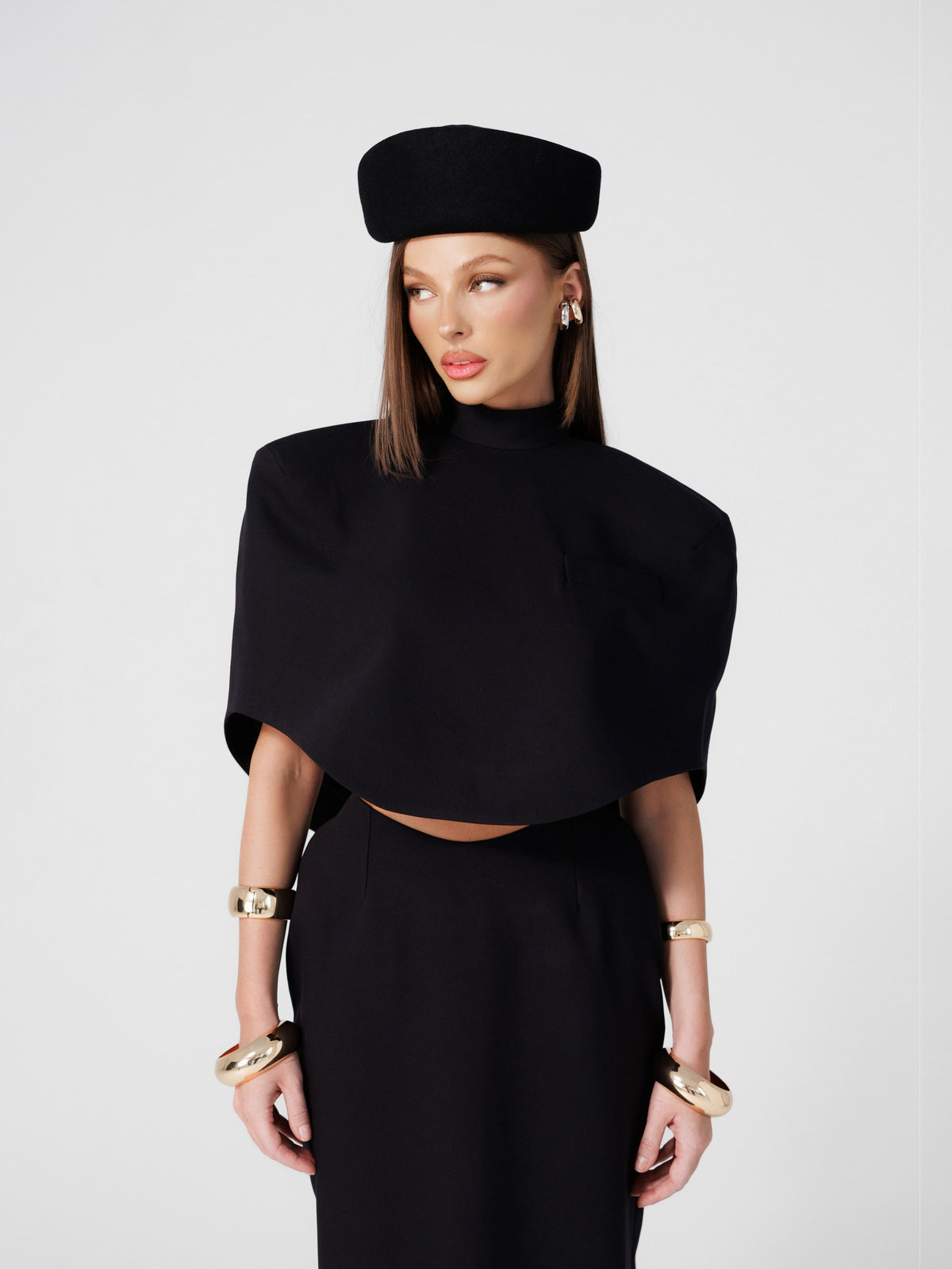 Adore Black Cape