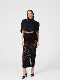 Adore Black Cape