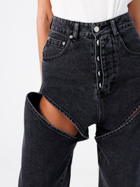 Jealous Cut-Out Jeans