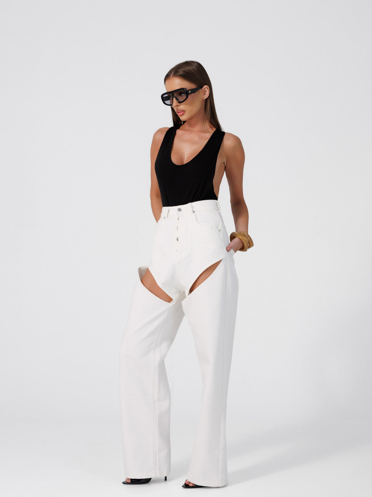 Afterglow Cut-Out Jeans