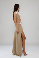 Bali Asymmetric Co-Ord Long Skirt