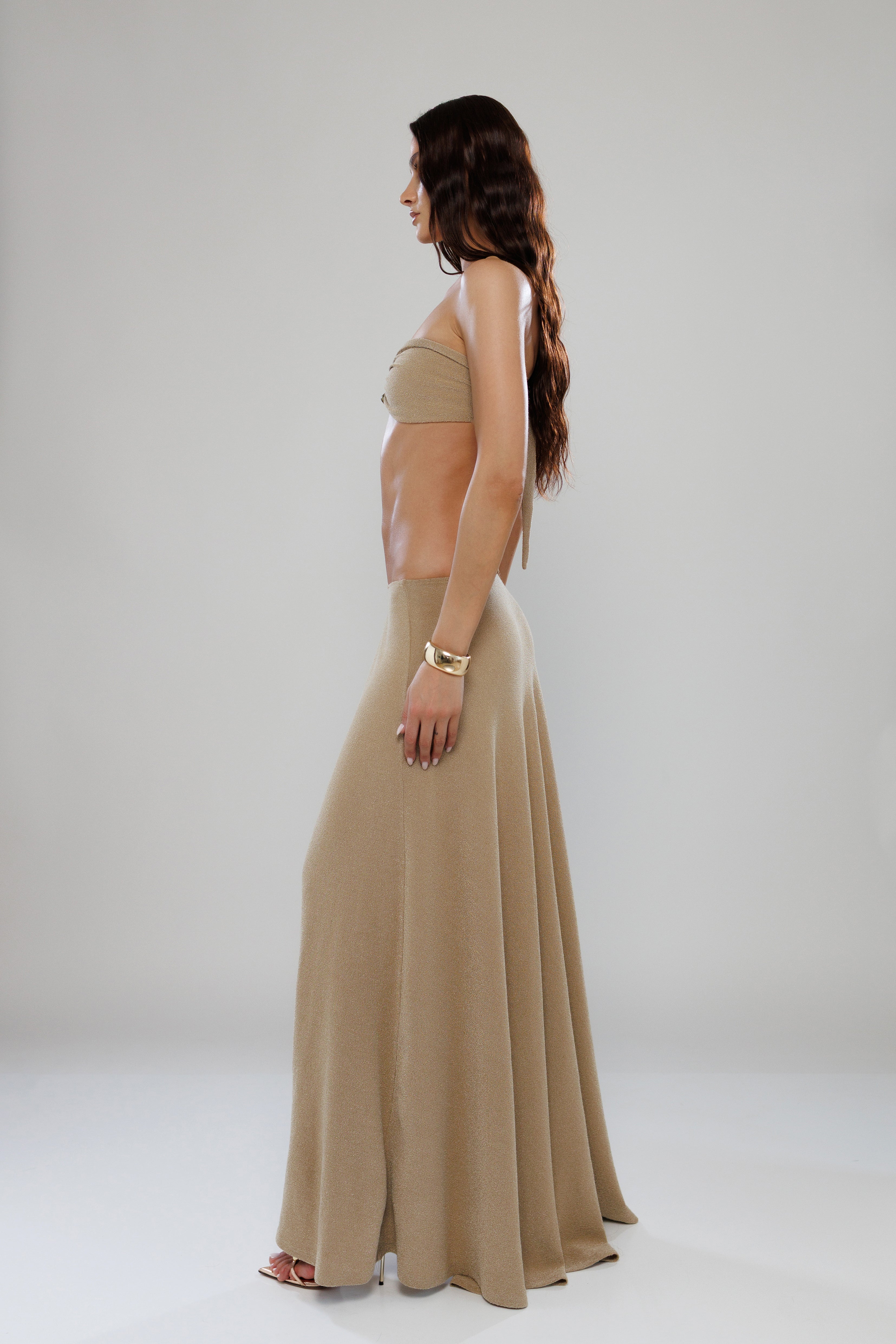 Bali Asymmetric Co-Ord Long Skirt