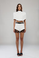 London Lace Trim Shorts