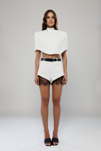 London Structured Cape Top