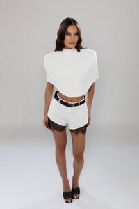 London Lace Trim Shorts