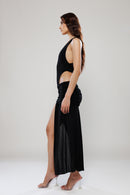 Amsterdam Co-Ord High Slit Maxi Skirt