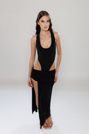 Amsterdam Co-Ord High Slit Maxi Skirt
