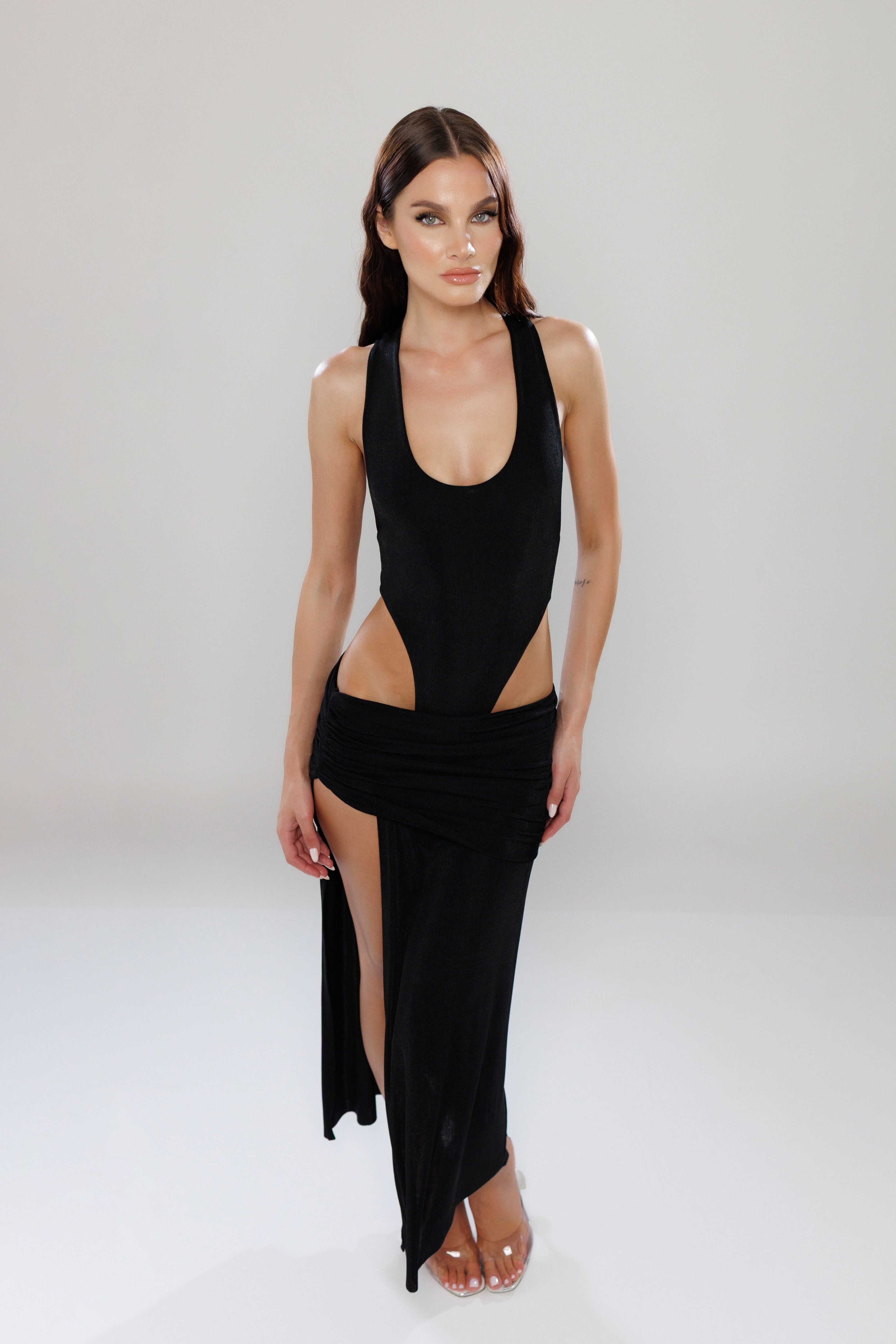 Amsterdam Co-Ord High Slit Maxi Skirt