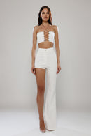Milan Asymmetric Denim Pants