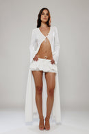 Cancun Tie-Front Long Cover-Up