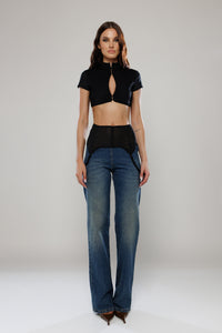 Bucharest Mesh Crop Top