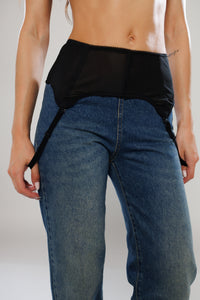 Bucharest Straight-Leg Denim Pants
