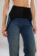 Bucharest Straight-Leg Denim Pants