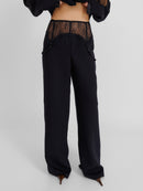 Denial Black Trousers