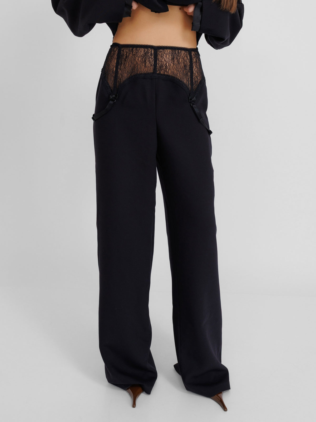 Denial Black Trousers