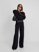 Denial Black Trousers
