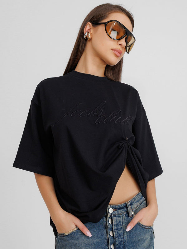 Tender Oversized Black Unisex T-Shirt